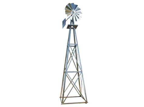 Small Galvanized Backyard Windmill | Windmill Aeration System | Solar ...