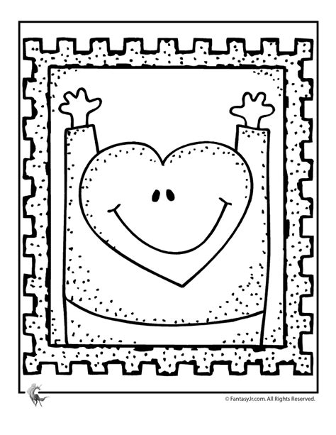 Heart Stamp Coloring Page | Woo! Jr. Kids Activities : Children's ...