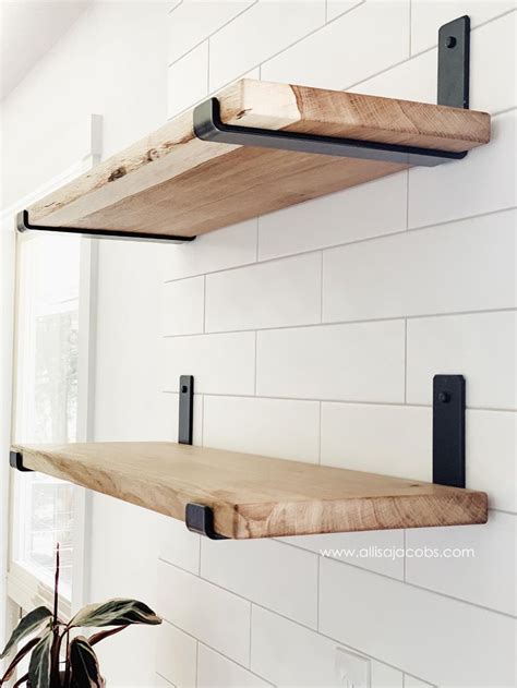 Metal Shelf Brackets, Heavy Duty J Bracket for Floating Shelf, as Seen ...