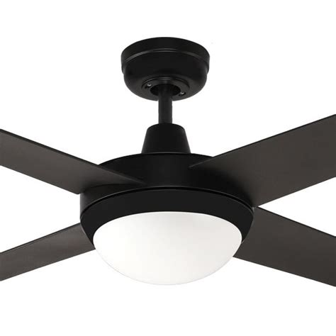 Black Outdoor Ceiling Fan With Light