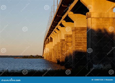 The Oland bridge stock photo. Image of concrete, angel - 120807326