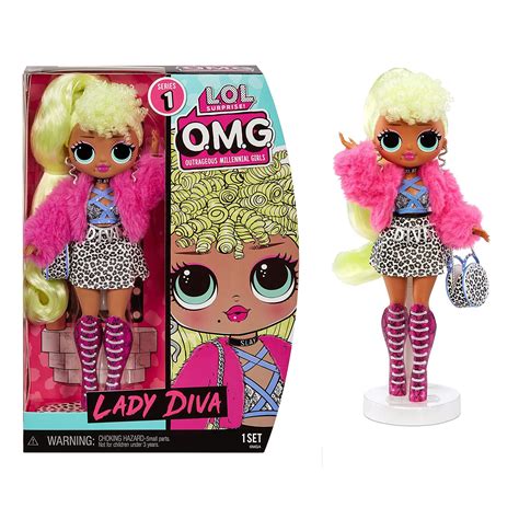 LOL Surprise! OMG Lady Diva Fashion Doll With 20 Surprises ...