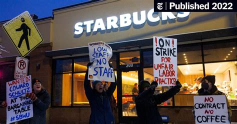 Starbucks Union Strikes at Dozens of Stores as Talks Stall - The New York Times