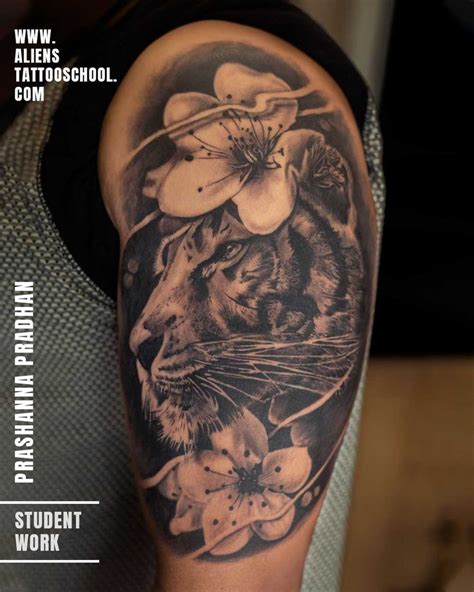 Tiger Portrait Tattoo by Prashanna Pradhan, student of our Artist ...