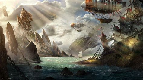 Steampunk Landscape Wallpapers - Top Free Steampunk Landscape ...