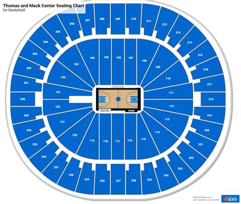 Thomas and Mack Center Seating Chart - RateYourSeats.com