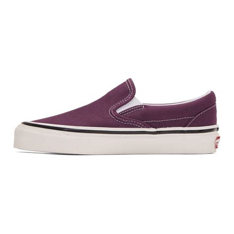 Vans Canvas Purple Anaheim Factory Classic Slip-on 98 Dx Sneakers - Lyst