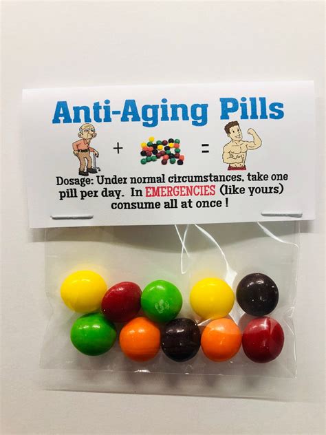 ANTI-AGING Pills MEN Gag Gift Bags joke hilarious | Etsy