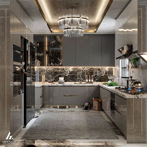 𝐊𝐈𝐓𝐂𝐇𝐄𝐍 𝐃𝐄𝐒𝐈𝐆𝐍 on Behance | Kitchen room design, Classic kitchen design ...