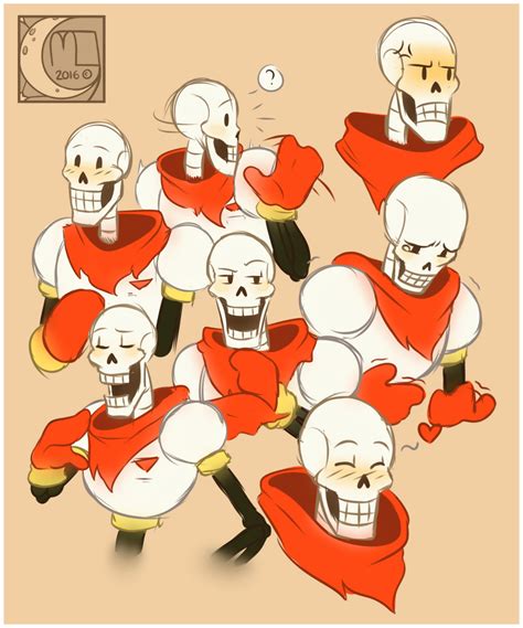 Fan Art- Papyrus's everywhere by Little-Noko on DeviantArt