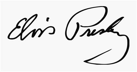 Elvis Presley Signature , Free Transparent Clipart - ClipartKey