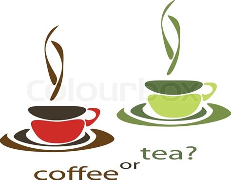 Coffee or tea | Stock Vector | Colourbox