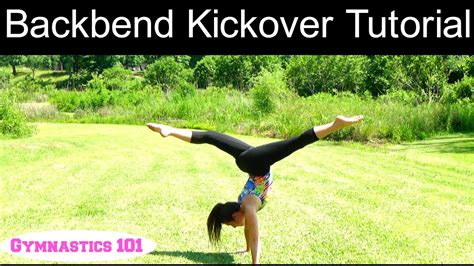 Backbend Kickover Tutorial | Lydia The Gymnast - YouTube