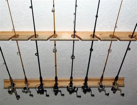 Fishing rod storage (*follow photo, no plan in link. Handle storage is ...