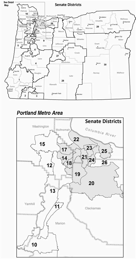 Oregon Congressional Districts Map - secretmuseum