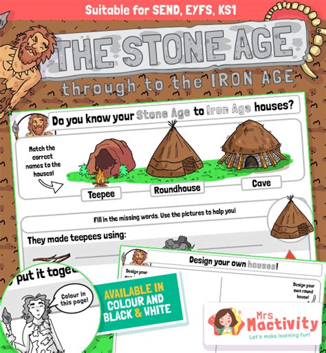 Stone Age To Iron Age Housing Activity | Stone Age Resources