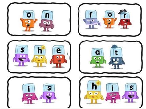 100 High Frequency Words Alphablocks | Teaching Resources