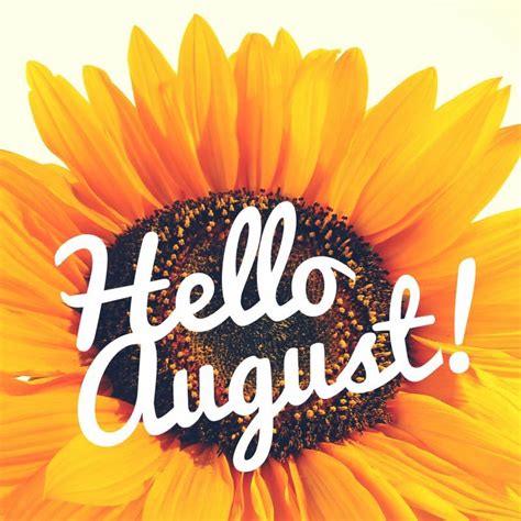 August | Hello august images, Hello august, August images