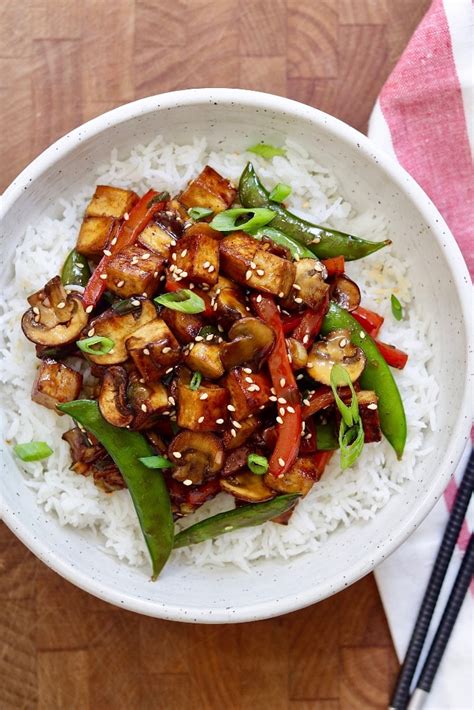 Tofu Stir Fry Recipe (Chinese) - The Cheeky Chickpea