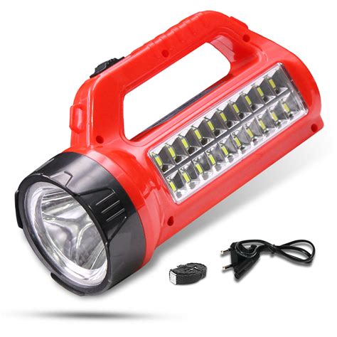 Pick Ur Needs Bright LED Rechargeable Flashlight 50W + 20 SMD Side Ult