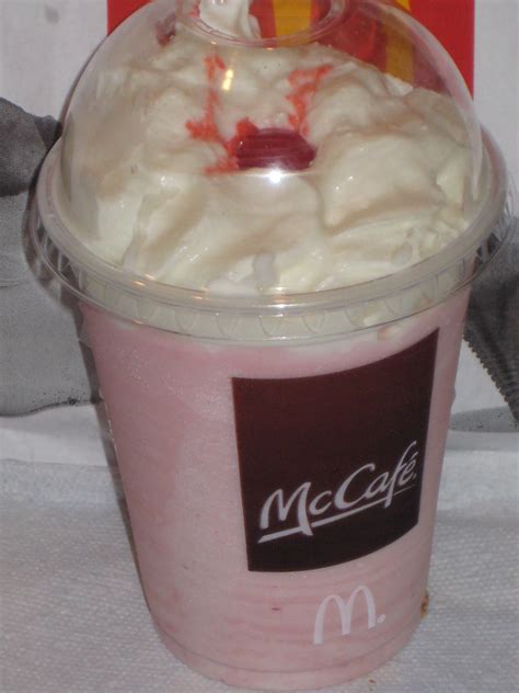 McDonald's Strawberry Shake 2012 - a photo on Flickriver