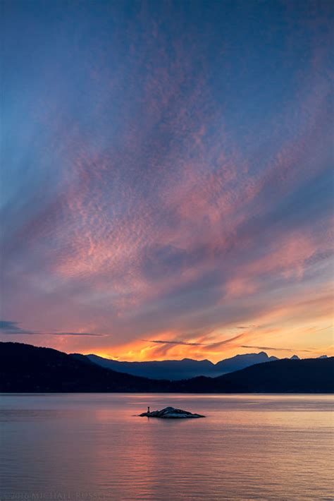 Sunset at Juniper Point in Lighthouse Park