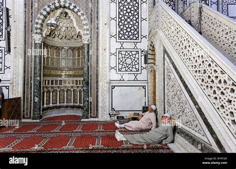 Interior of the Umayyad Mosque, Damascus, Syria Stock Photo - Alamy