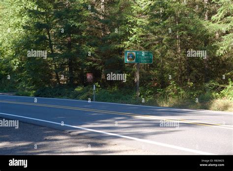 Oregon welcome sign border hi-res stock photography and images - Alamy