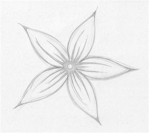 Easy Sketch Flowers at PaintingValley.com | Explore collection of Easy Sketch Flowers