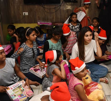 Photo Gallery: Mouni Roy visits NGO in Mumbai, spends quality time with ...