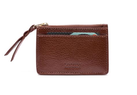 Zipper Credit Card Wallet - Handmade Leather Wallet and Pouch