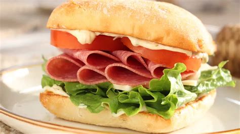 Salami Sandwich | Bake It With Love