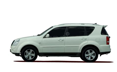 White Suv Side View Royalty Free Stock Photos - Image: 32707418