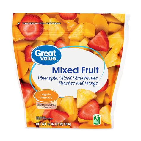 Great Value Mixed Fruit, Frozen, 16 oz - Walmart.com