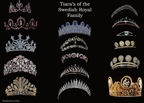 These are the tiara’s of the Swedish Royal Family that are currently in ...