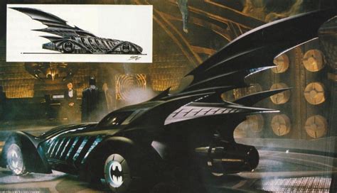 1995 Batman.com : Concept Art: Batmobile designs