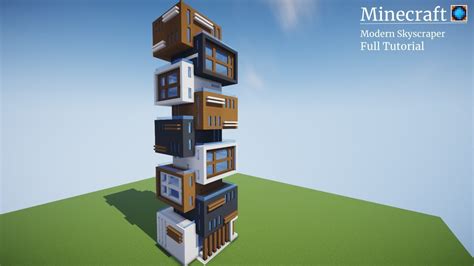 Minecraft modern skyscraper design - Qasiran