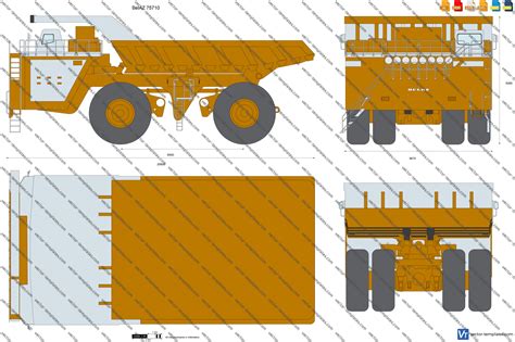 Templates - Construction Equipment - Various Construction Equipment - BelAZ 75710