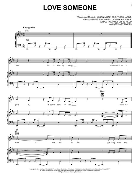 Love Someone | Sheet Music Direct