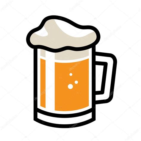 Beer Mug Vector Icon — Stock Vector © briangoff #100156098