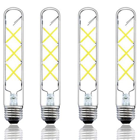 Luxvista E26 Medium Base Tubular Light Bulb 60 Watt T10 Incandescent ...