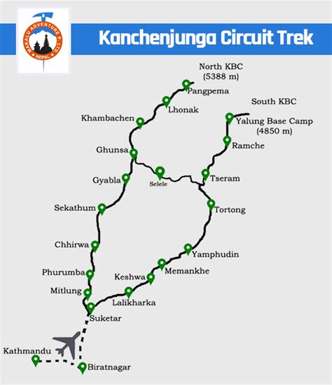 Kanchenjunga Map