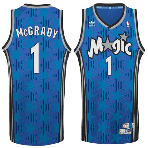 adidas Tracy McGrady Orlando Magic Blue Hardwood Classic Swingman Jersey