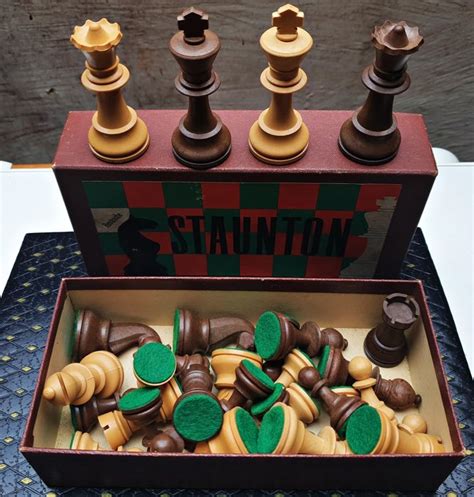 Staunton - Staunton - Chess set - Wood - Catawiki