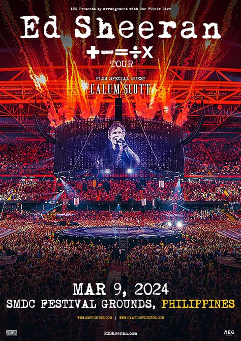 Ed Sheeran Is Coming To Manila In March 2024