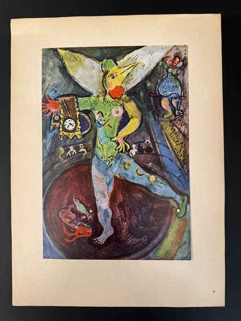 1947 Marc Chagall Rare Lithograph SIGNED - Etsy