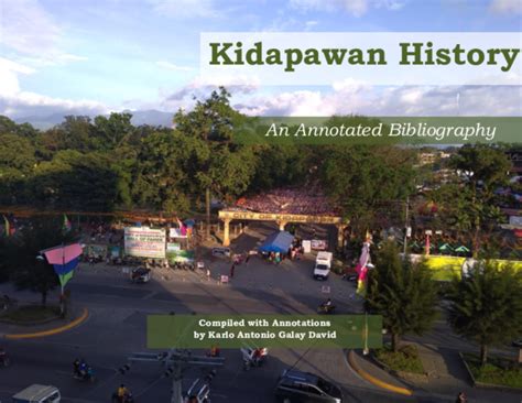 (PDF) Kidapawan History: An Annotated Bibliography | Karlo Antonio Galay-David - Academia.edu