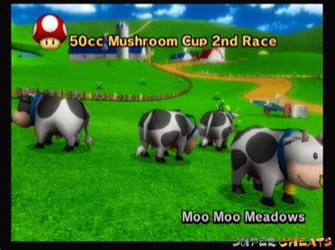 Moo Moo Meadows (MC) - Mario Kart Wii Guide and Walkthrough