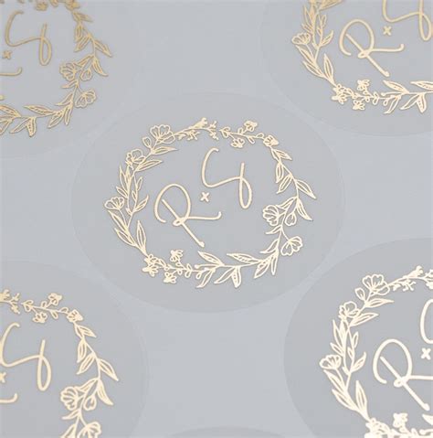 Envelope Seals Wedding Invitation Stickers Initial Stickers - Etsy UK