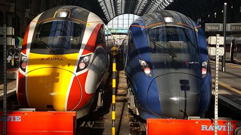 An LNER Azuma and a Hull Trains Paragon set at London Kings Cross (14/12/2019) : r/trains